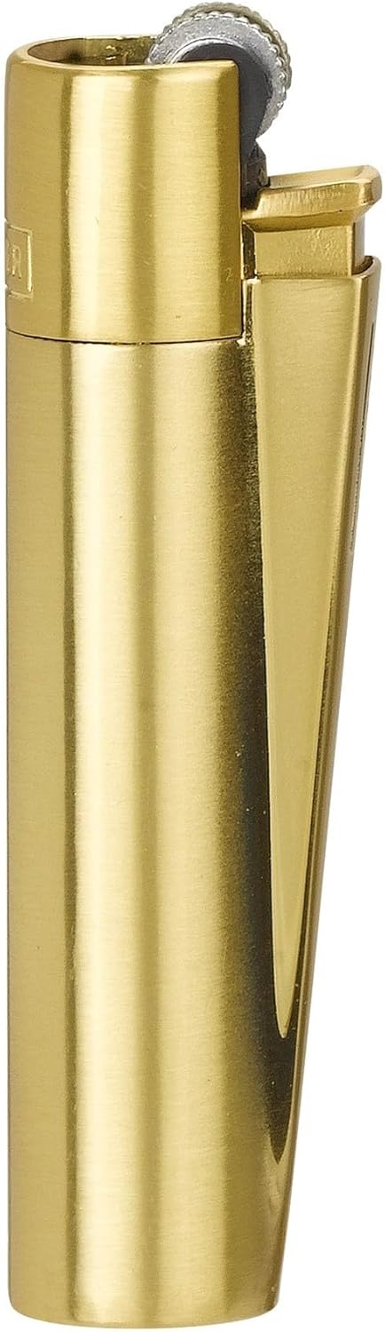 - Metal Lighter - Refillable Butane Lighter - Replace Butane, Flint, and Spark Wheel for Unlimited Lights - Long-Lasting Durable Metal Body - 1 Pack - Gold